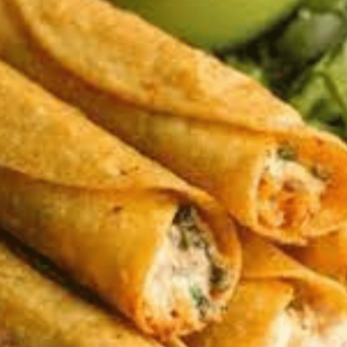 CREAM CHEESE AND CHICKEN TAQUITOS