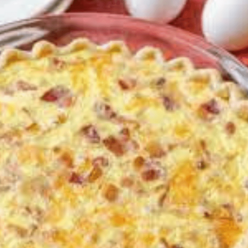 Bacon And Cheese Quiche!!!