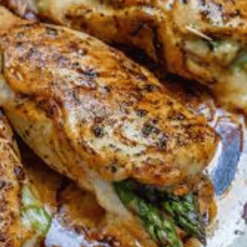 Easy Asparagus Stuffed Chicken Breast