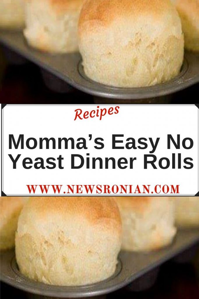 Momma’s Easy No Yeast Dinner Rolls newsronian