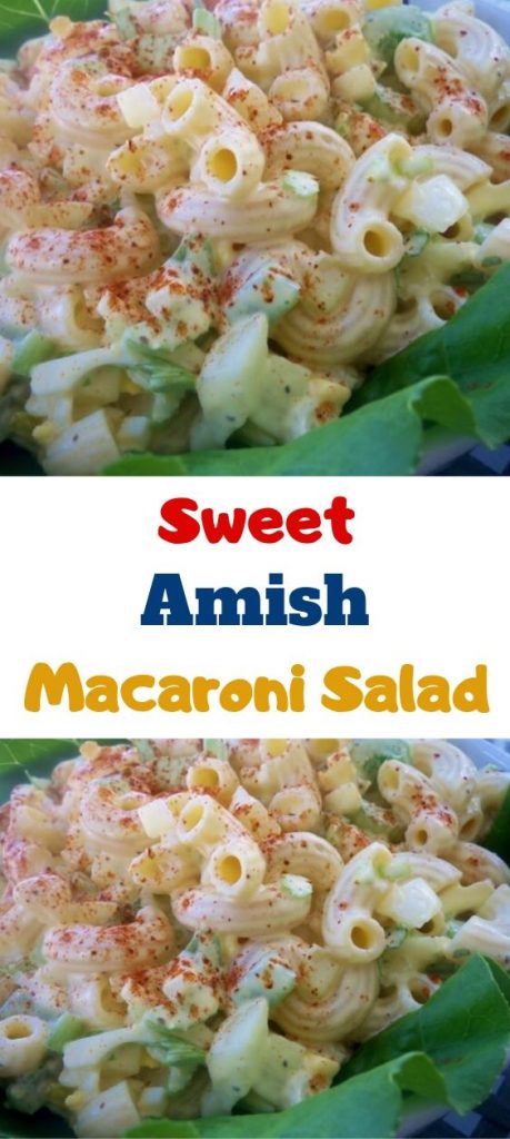 Sweet Amish Macaroni Salad Easy Like A Sunday Morning Newsronian