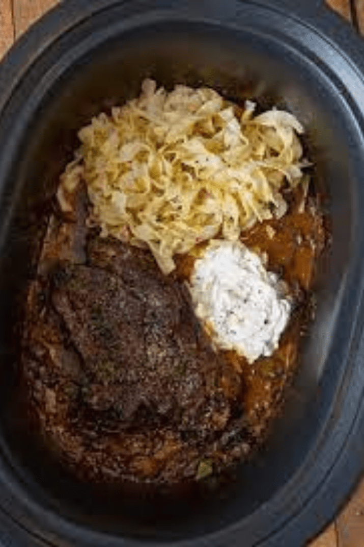 Slow Cooker Pot Roast Beef Stroganoff Yummy Recipes