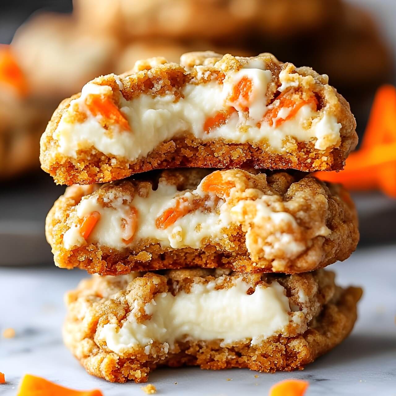 Irresistible Carrot Cake Cheesecake Cookie